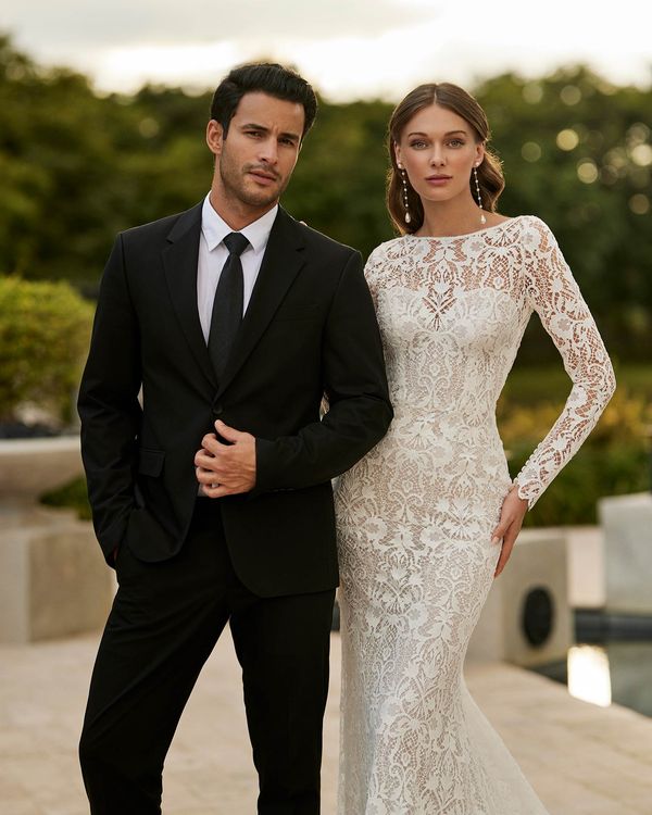 Guipure wedding dress best sale