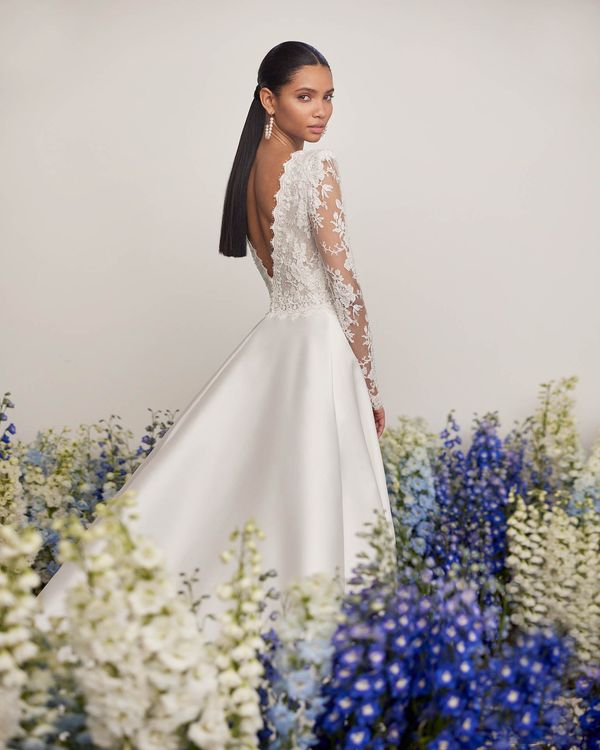 Long bridal frocks online